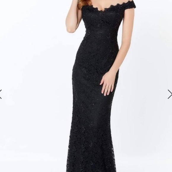 Mother of the bride gown - MONTAGE by MON Cheri Navy blue sequins.